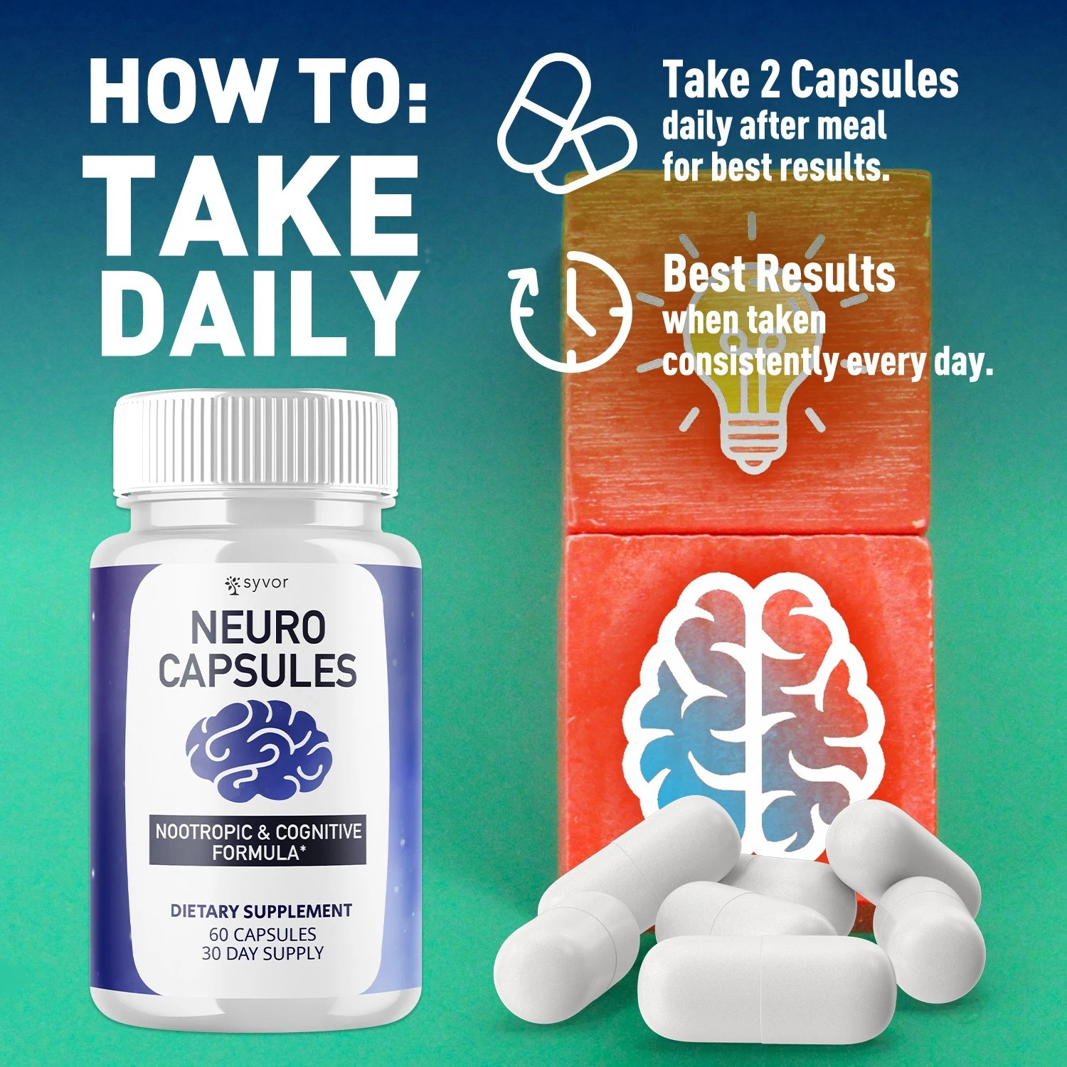 Neuro Pills Brain Support Supplement